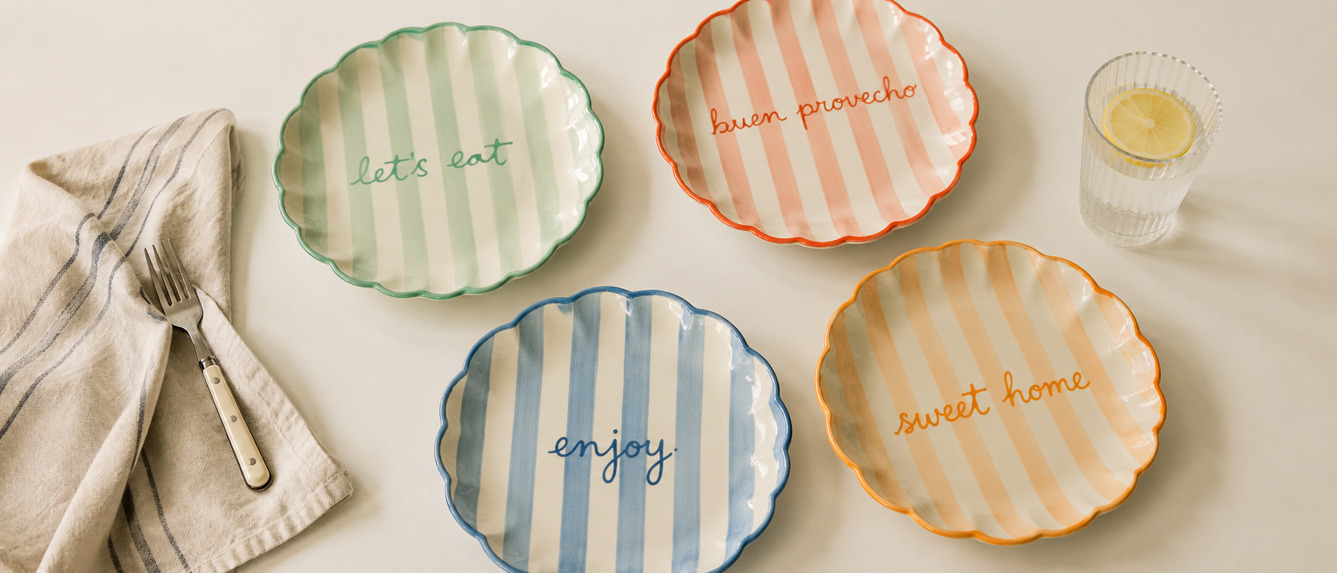 Gather bowls arranged for everyday dining