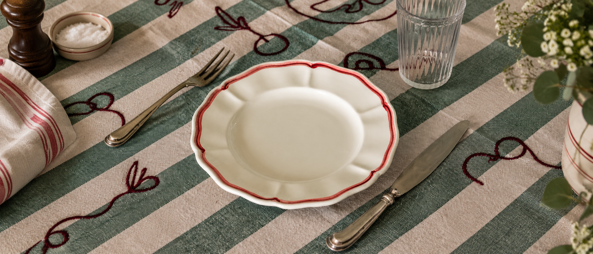 Thoughtful table setting for everyday dining