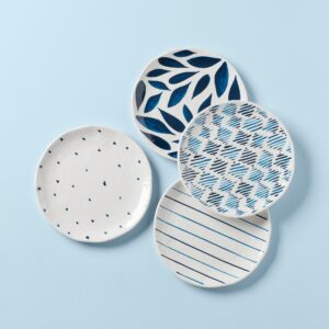 Polka Dot Accent Plates, Set of 4