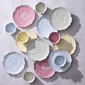 Yellow Floral Accent Plates, Set of 4 - Image 5