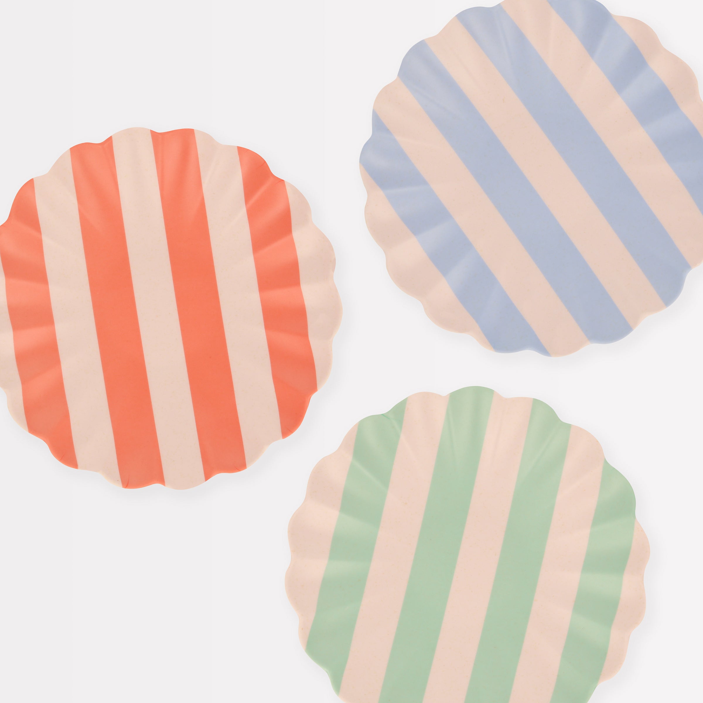 Gold Dot & Stripe Dessert Plates, Set of 4 - Image 5
