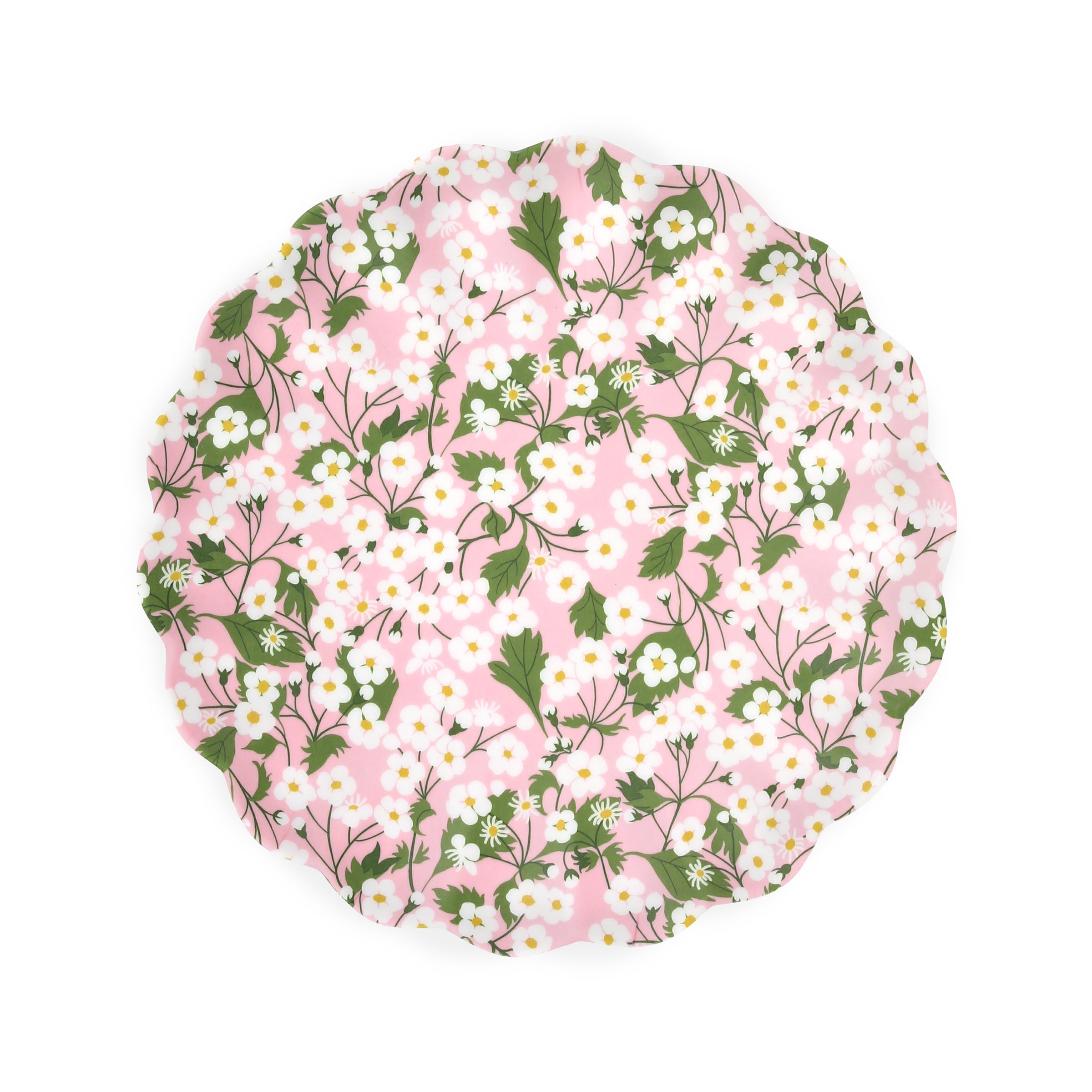 Scalloped Floral Melamine Party Plates, Set of 4 - Image 2